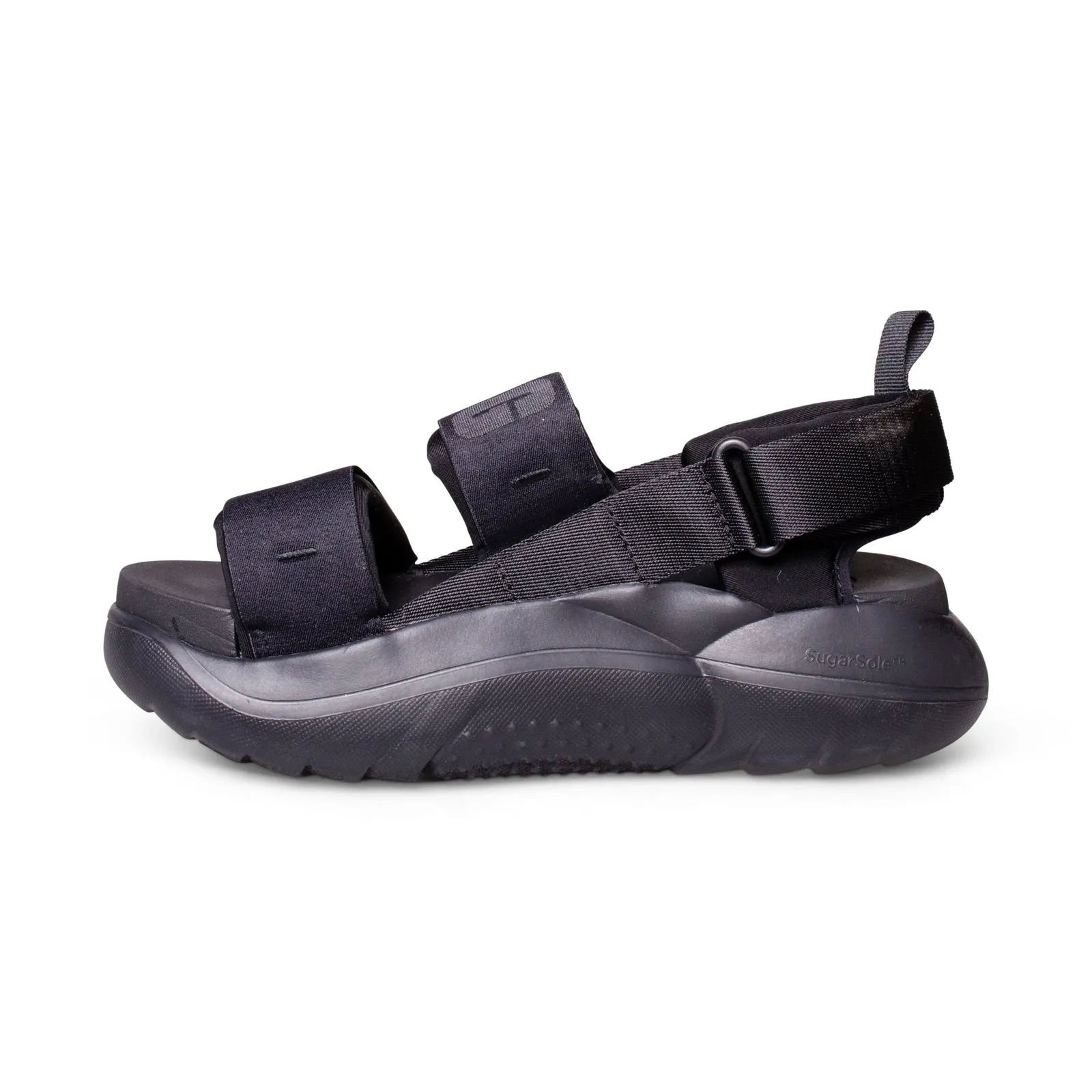 UGG La Cloud Sport Black Sandals - Women's