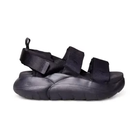 UGG La Cloud Sport Black Sandals - Women's