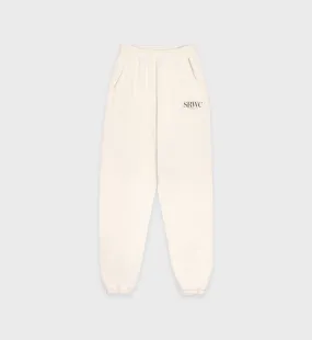 Upper East Side Sweatpant - Cream