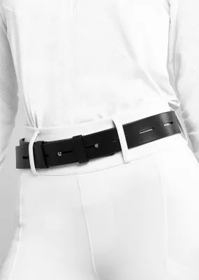 YR Black Leather Belt